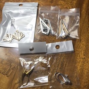 Gold & Silver Earrings Never Worn 5 pairs